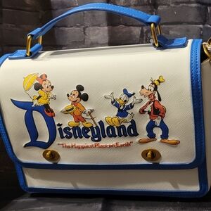 HT Loungefly Disneyland 70th Anniversary Disney Vault Collection Crossbody